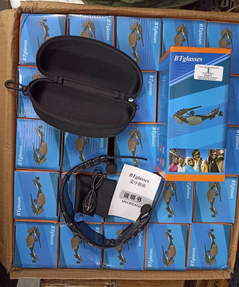 🕶️ LUNETTES DE SOLEIL BLUETOOTH STÉRÉO – MUSIQUE &amp; APPELS MAINS LIBRES