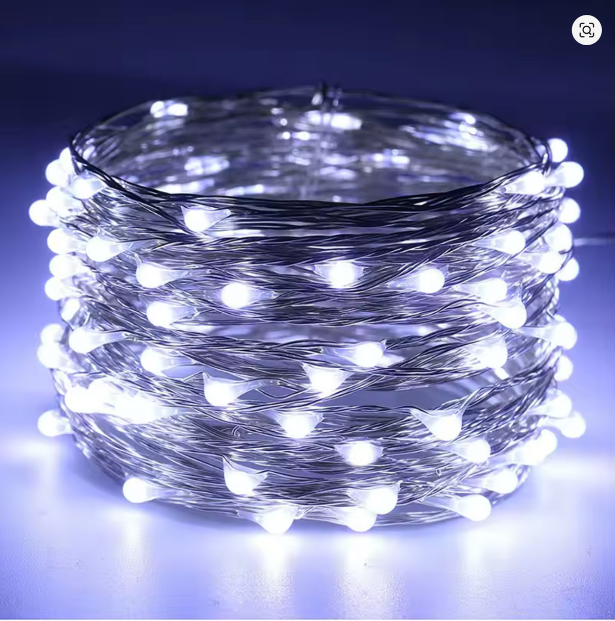 ✨ GUIRLANDE LUMINEUSE SOLAIRE 22 M – 200 LED BLANCHES – ÉTANCHE – 8 MODES D'ÉCLAIRAGE ✨