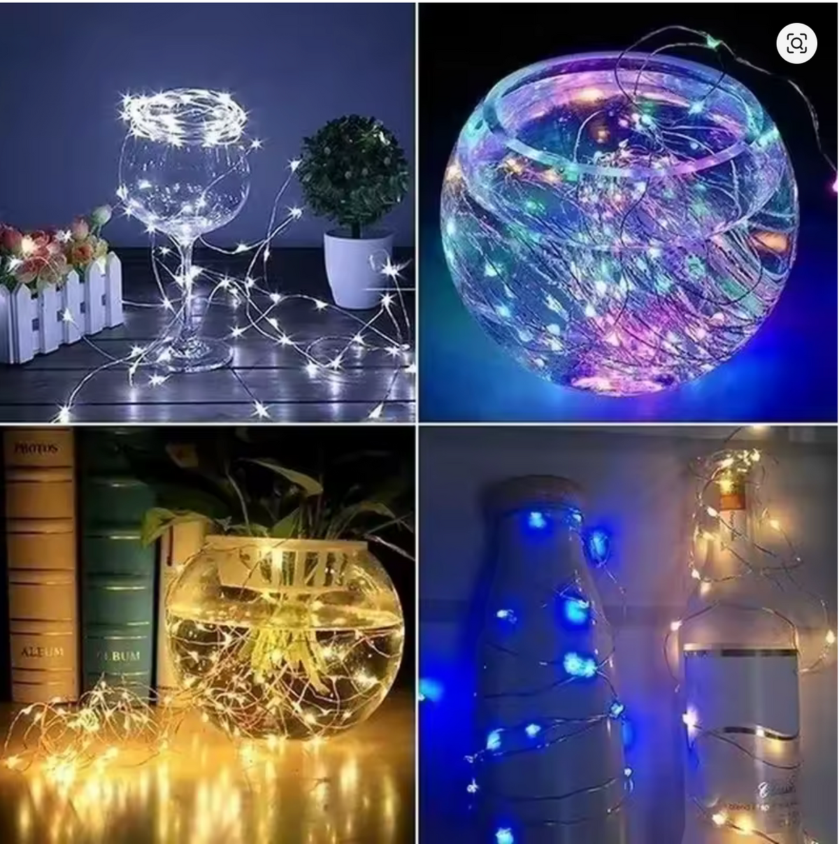 ✨ GUIRLANDE LUMINEUSE SOLAIRE 22 M – 200 LED BLANCHES – ÉTANCHE – 8 MODES D'ÉCLAIRAGE ✨