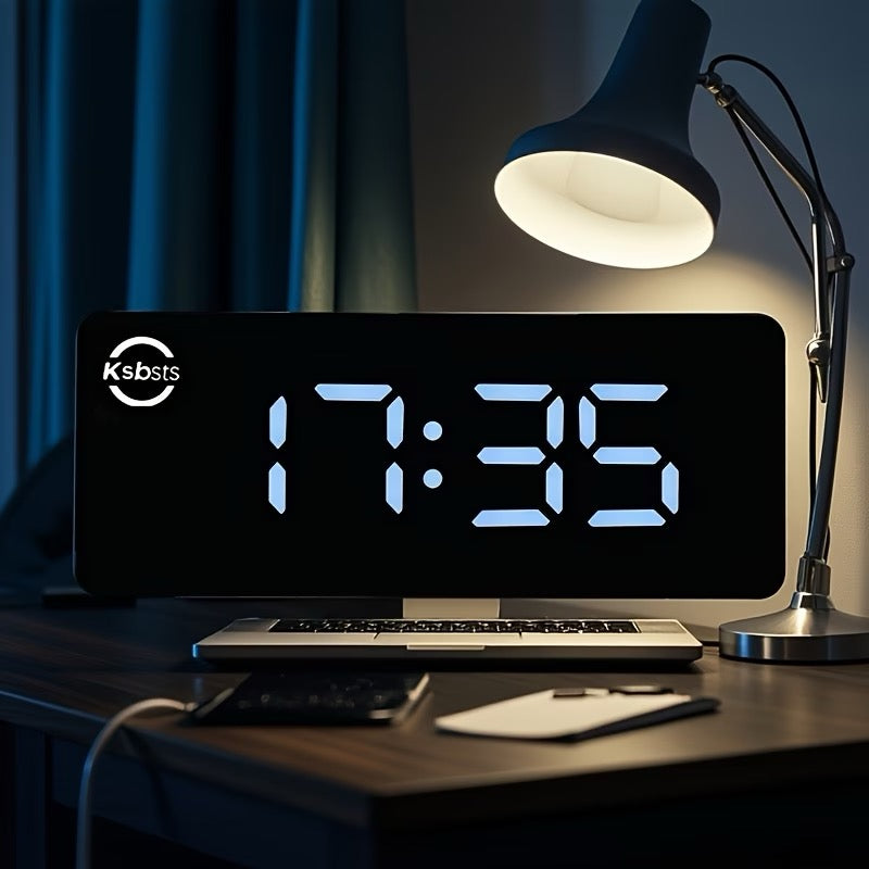 RÉVEIL LED NUMÉRIQUE DESIGN – AFFICHAGE MIROIR