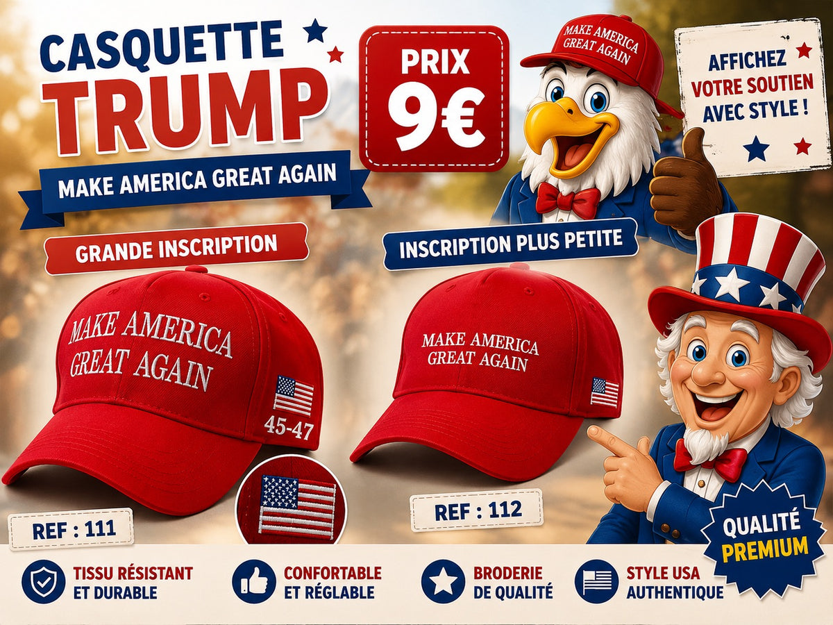 Casquette rouge Trump