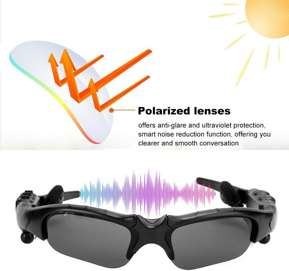 🕶️ LUNETTES DE SOLEIL BLUETOOTH STÉRÉO – MUSIQUE &amp; APPELS MAINS LIBRES