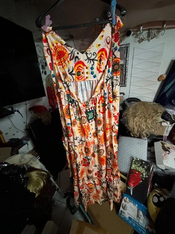 Robe Longue Bohème Dos Nu – Taille L