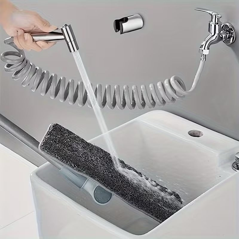 🚿 Douchette WC Pressurisée Grise – Hygiène, Nettoyage et Polyvalence !