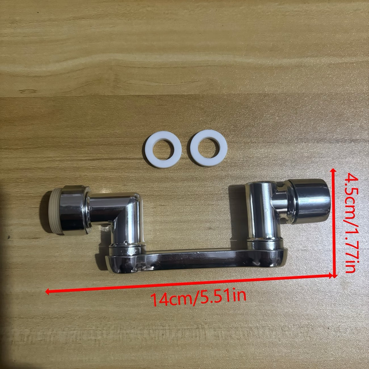 Aérateur de robinet rotatif 1080°
