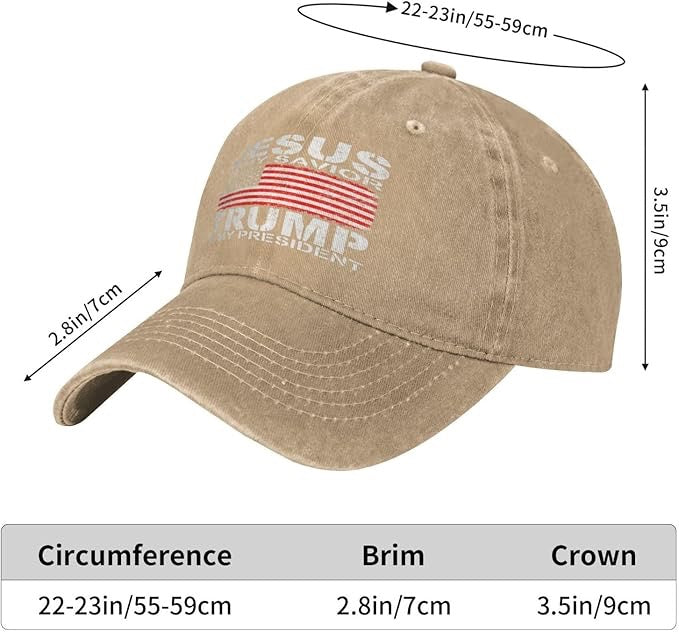 CASQUETTE « JÉSUS EST MON SAUVEUR – TRUMP EST MON PRÉSIDENT »