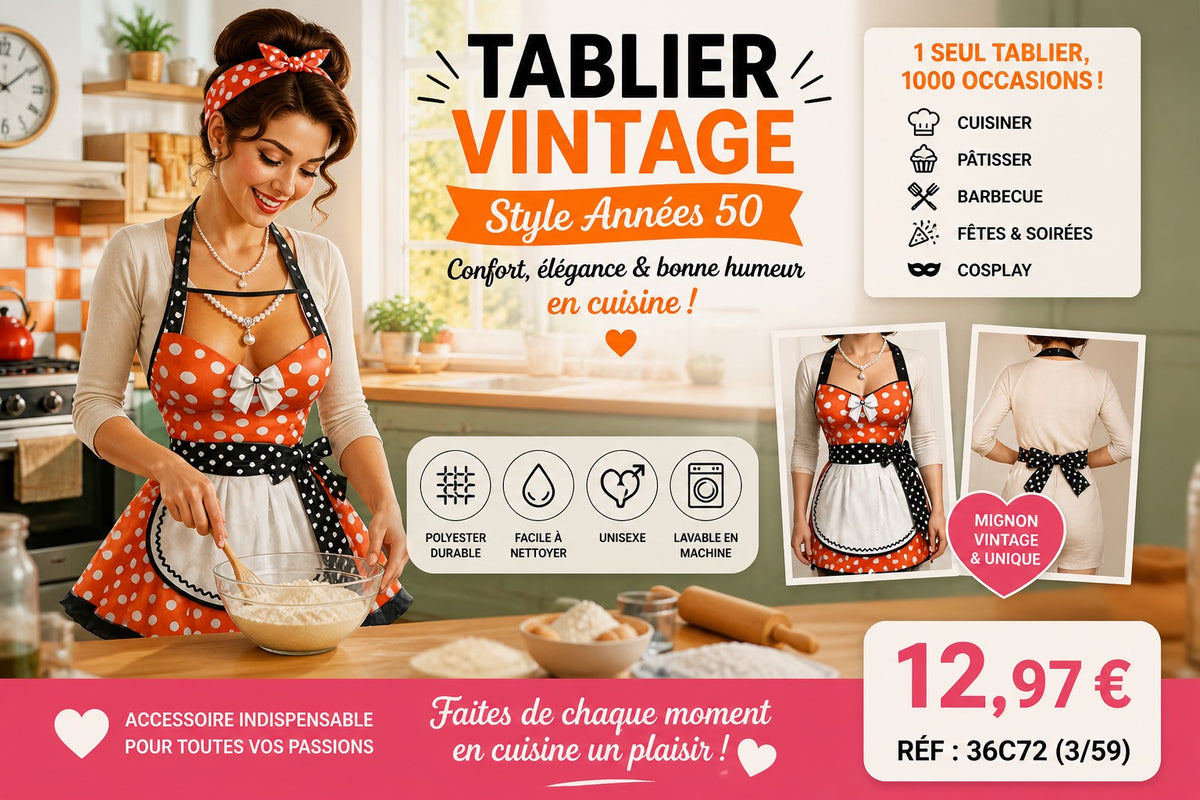 Tablier amusant.