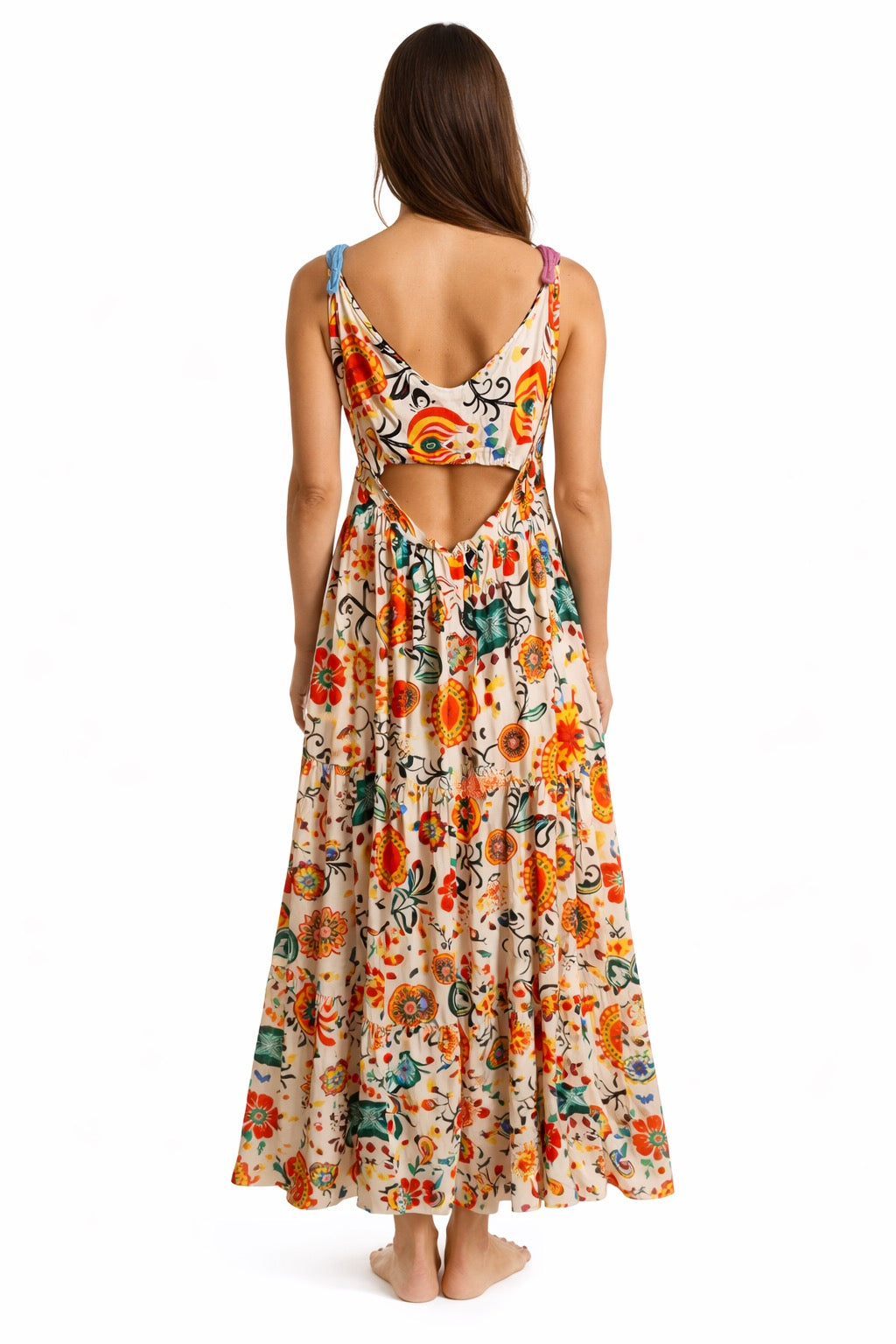 Robe Longue Bohème Dos Nu – Taille L