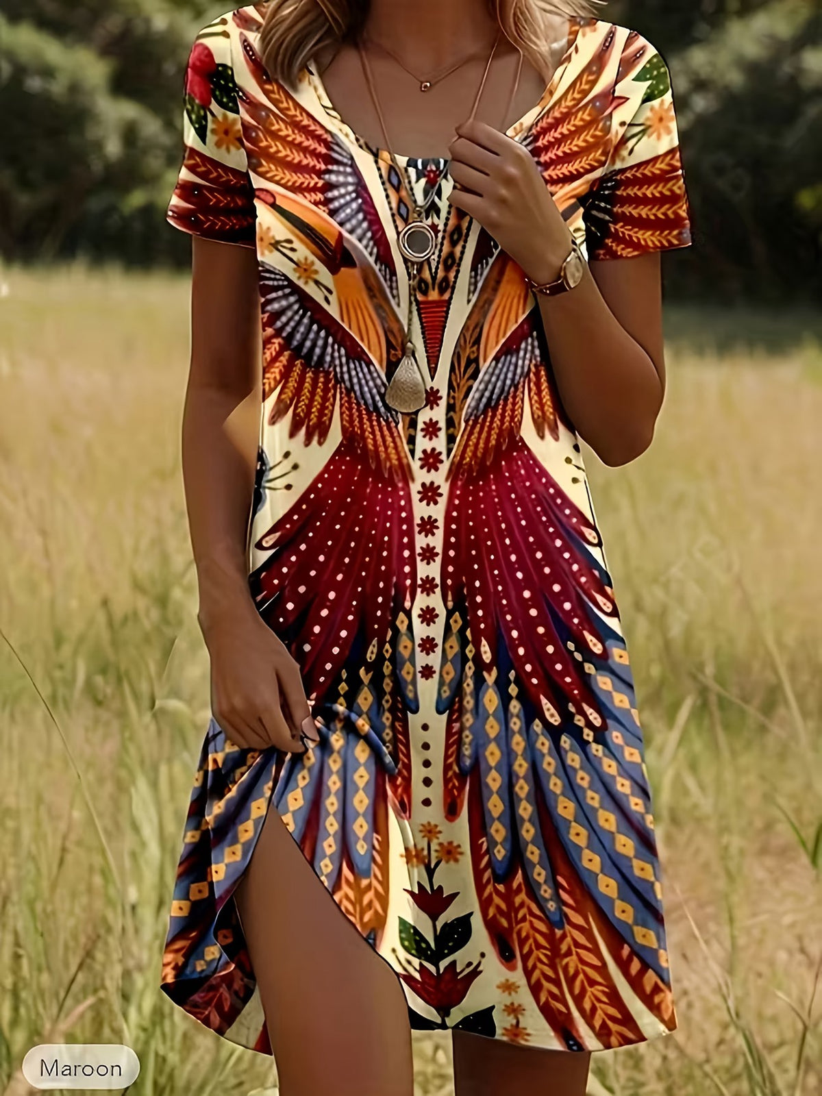 ROBE BOHÈME ARTISTIQUE – STYLE VINTAGE & ÉLÉGANCE ESTIVALE