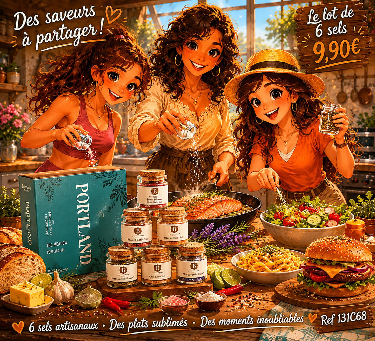 ✨ COFFRET DÉCOUVERTE SELS GOURMETS – PORTLAND ✨