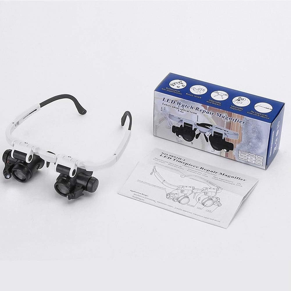 🔍 Loupes Binoculaires LED Professionnelles 8x / 15x / 23x