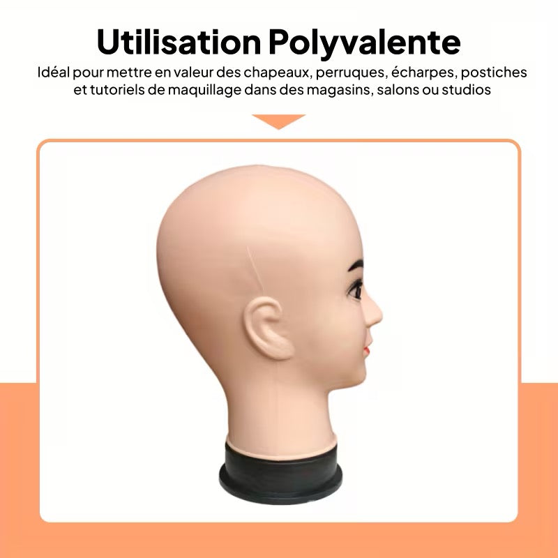 TÊTE DE MANNEQUIN PROFESSIONNELLE –
