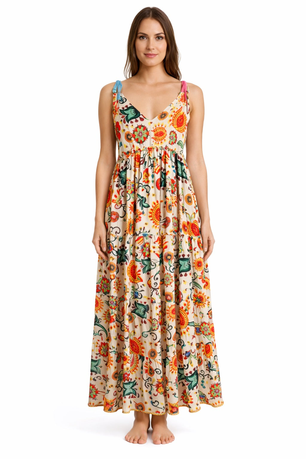 Robe Longue Bohème Dos Nu – Taille L