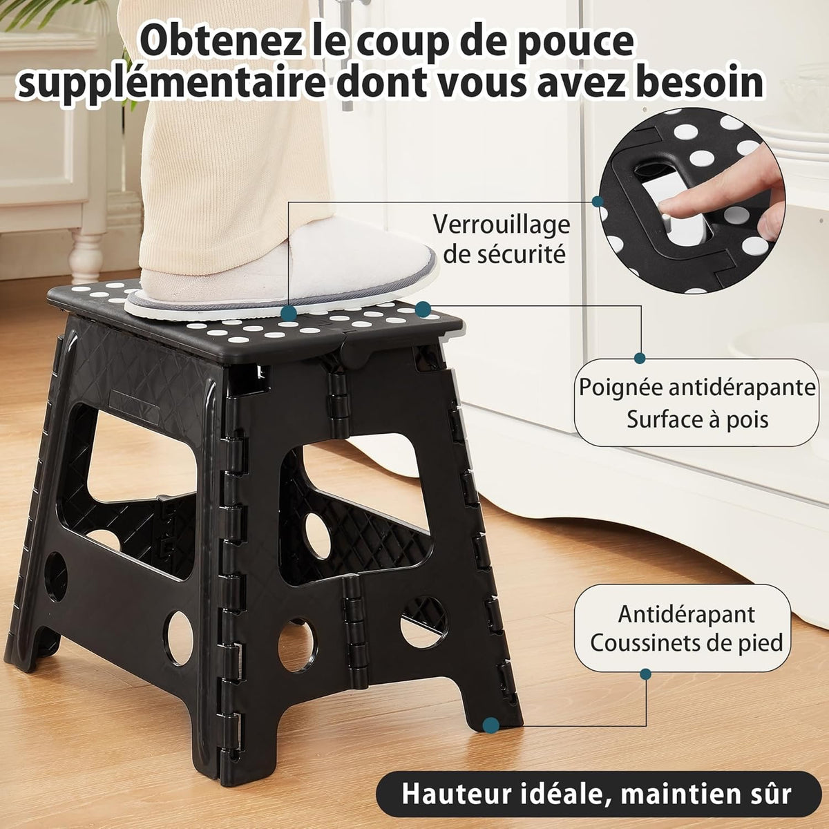 ✨ MARCHEPIED PLIABLE ULTRA PRATIQUE – ROBUSTE & COMPACT ✨