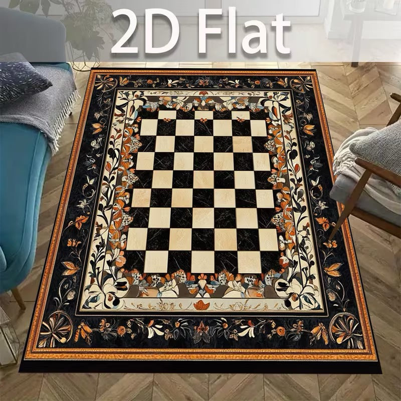 Tapis en forme d'échec