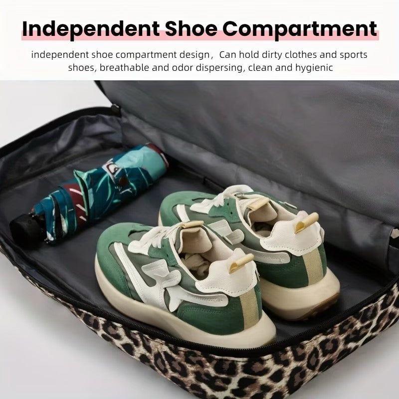 ✨ SAC DE VOYAGE LÉOPARD – GRANDE CAPACITÉ &amp; ULTRA TENDANCE ✨