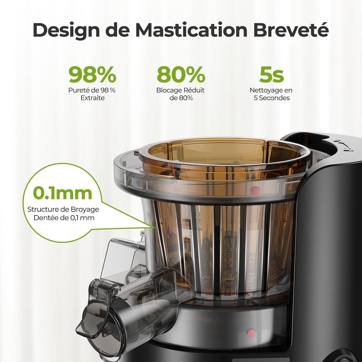Extracteur de jus lent