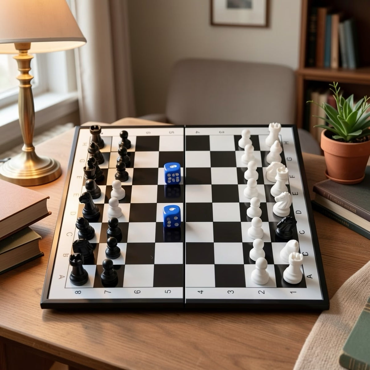 JEU D’ÉCHECS MAGNÉTIQUE PLIABLE 20x20