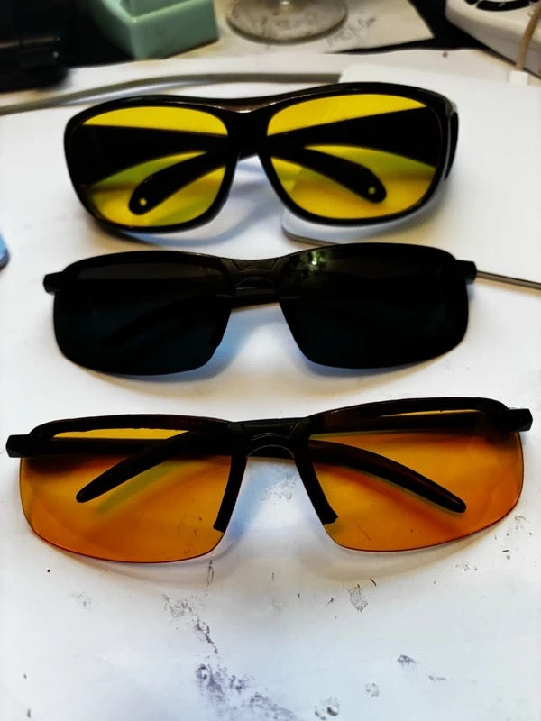 Lot de 3 Lunettes Anti-Éblouissement – Neuves