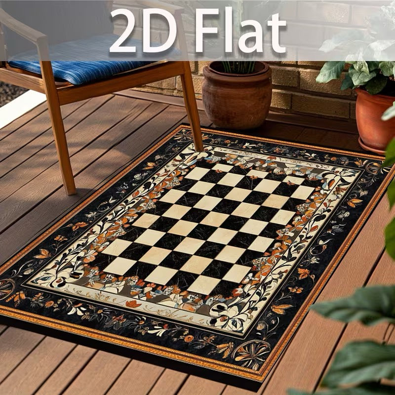 Tapis en forme d'échec