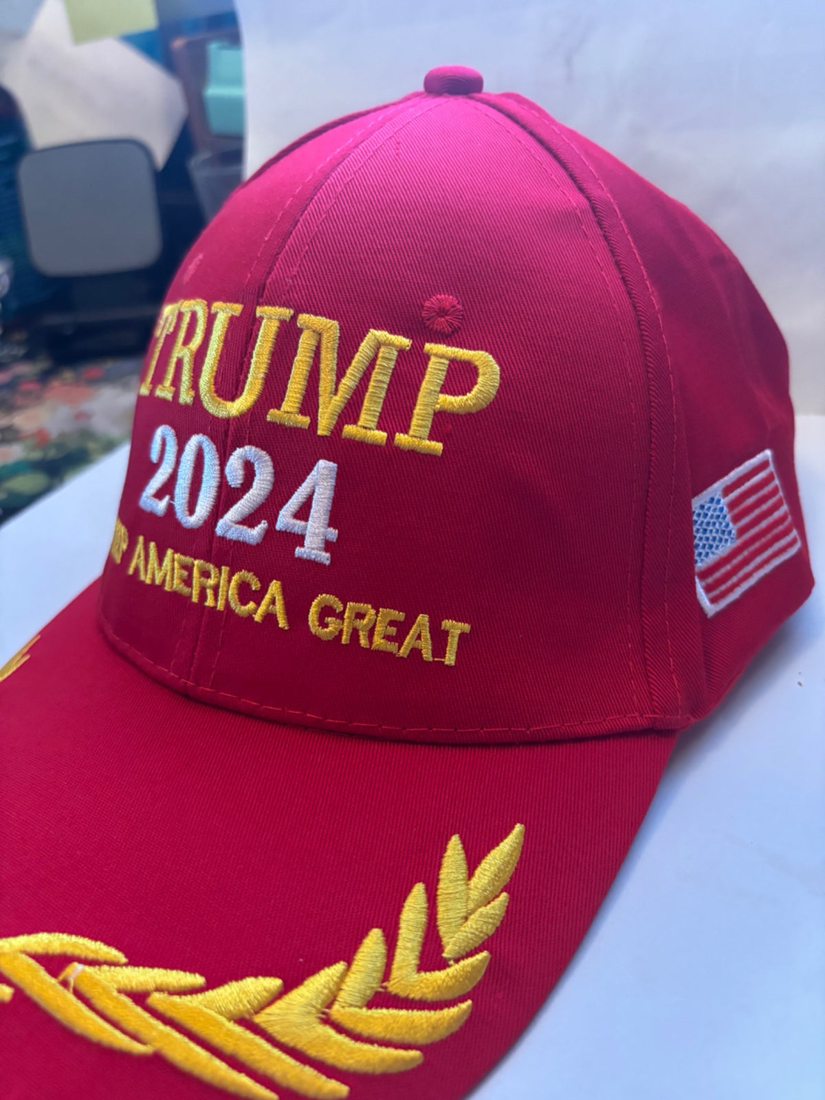 Casquette TRUMP 2024 – Rouge Brodée Premium 🇺🇸