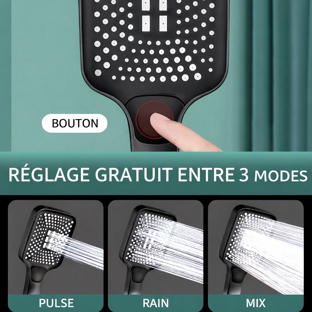 Douchette WC / Salle de bain – Haute pression – 4 modes de jet