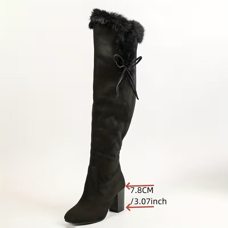 BOTTES HAUTES FOURRÉES FEMME  42