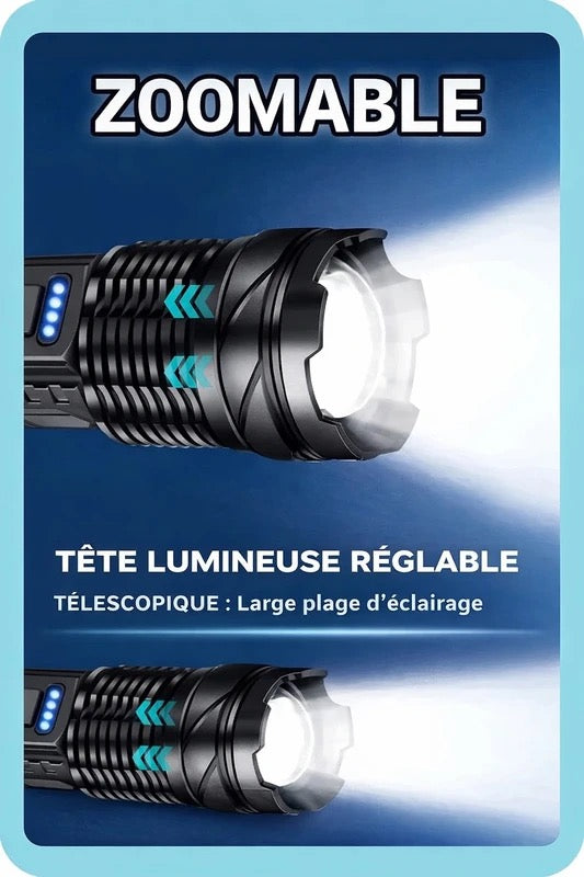 2 super zoombare USB-Taschenlampen