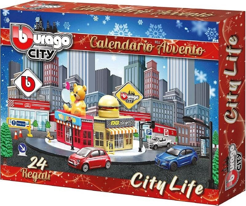 Calendrier de l'Avent Bburago City Life – 24 Surprises 🎄