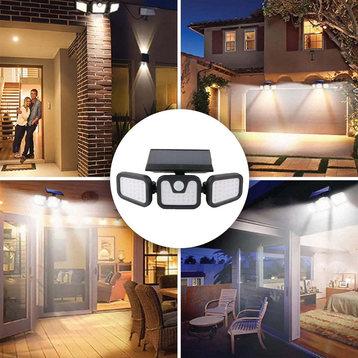 LAMPE SOLAIRE EXTÉRIEUR – DÉTECTEUR DE MOUVEMENT