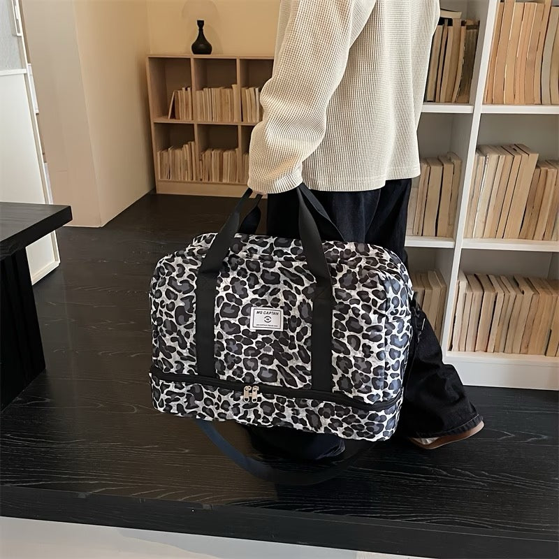 ✨ SAC DE VOYAGE LÉOPARD – GRANDE CAPACITÉ &amp; ULTRA TENDANCE ✨