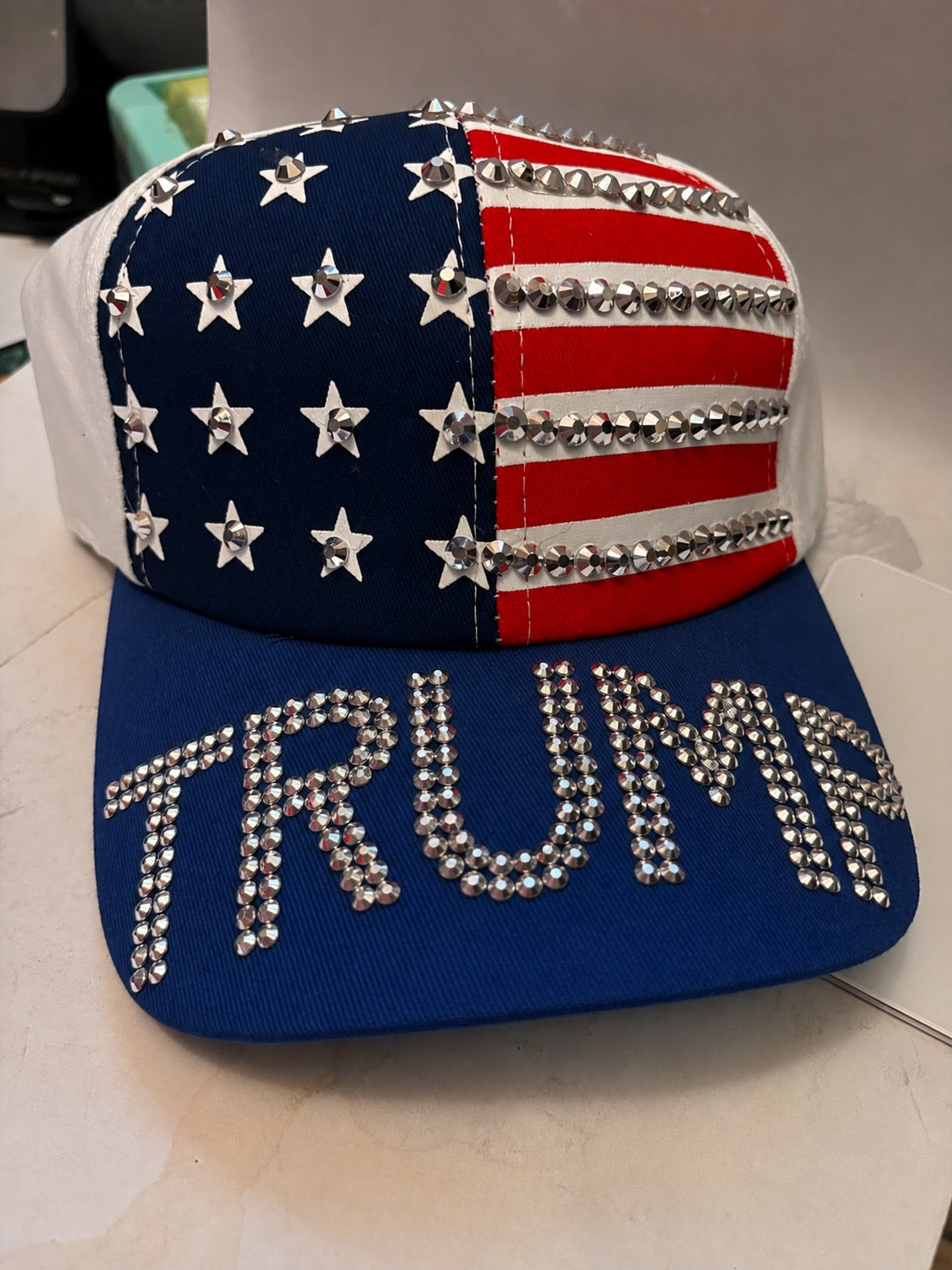 🇺🇸 CASQUETTE TRUMP STRASS – ÉDITION LIMITÉE 🇺🇸