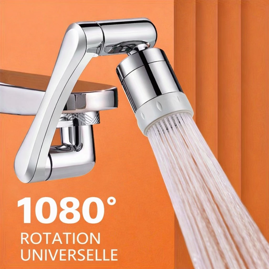 Aérateur de robinet rotatif 1080°