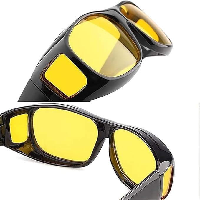 🕶️ LOT DE 2 PAIRES DE LUNETTES NIGHTGLO ANTI-ÉBLOUISSEMENT – CONDUITE DE NUIT Réf. 578C6