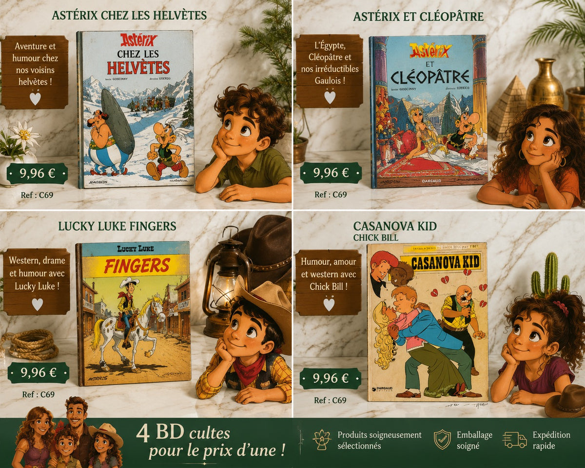 Lot de 4 BD