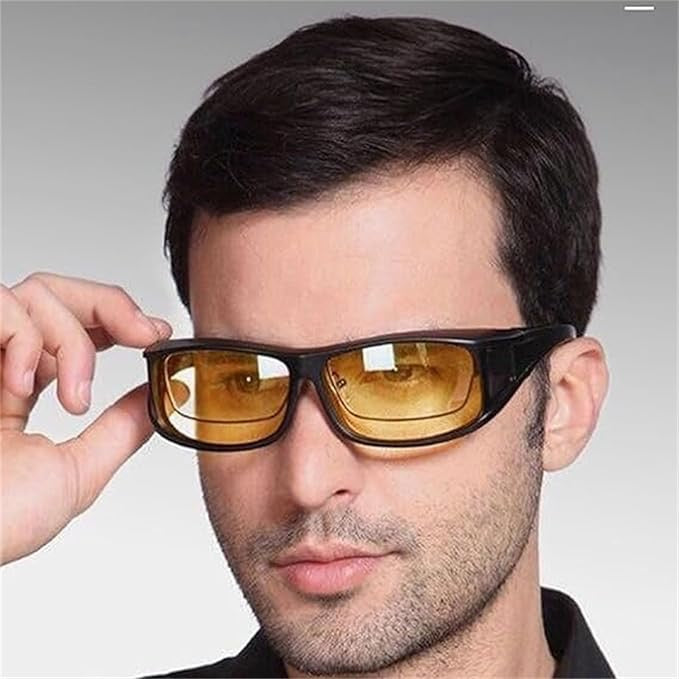 🕶️ LOT DE 2 PAIRES DE LUNETTES NIGHTGLO ANTI-ÉBLOUISSEMENT – CONDUITE DE NUIT Réf. 578C6