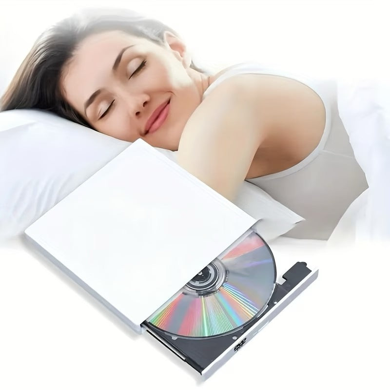 ✨ LECTEUR / GRAVEUR CD DVD EXTERNE ARGENT ✨