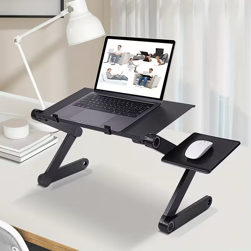💻 TABLE ORDINATEUR PLIABLE 360° – RÉGLABLE MULTI-USAGES