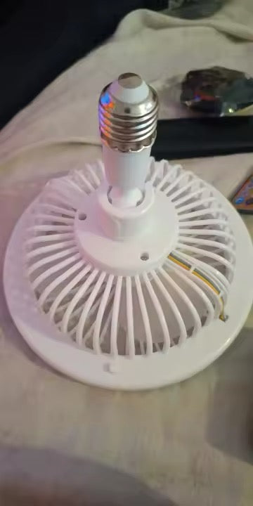 VENTILATEUR DE PLAFOND LED 3 EN 1 AVEC TÉLÉCOMMANDE