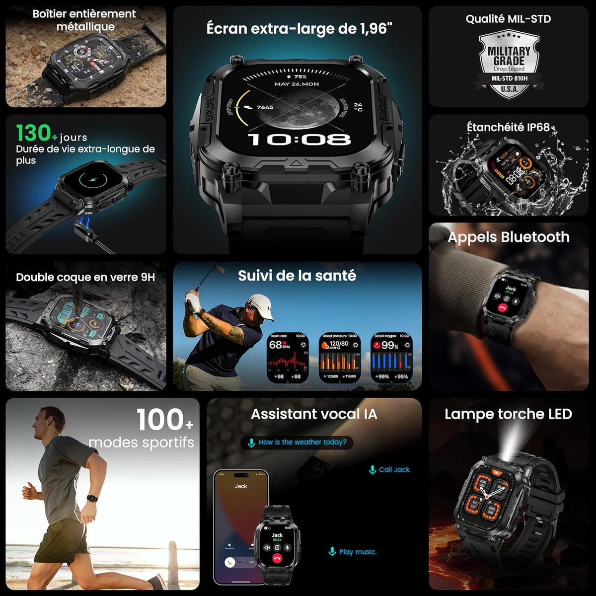 Montre tactile connectée