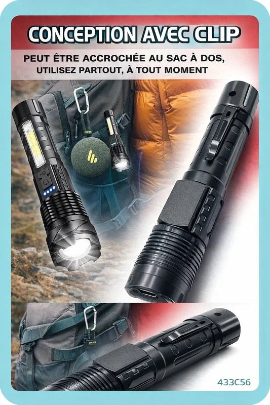2 super zoombare USB-Taschenlampen