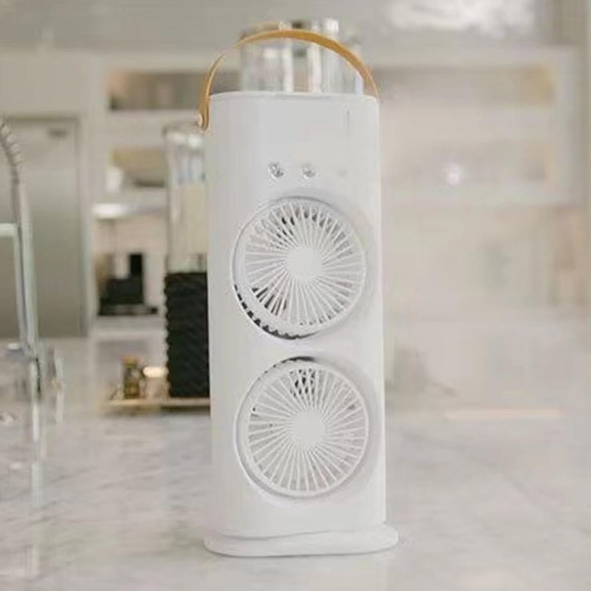 VENTILATEUR BRUMISATEUR DOUBLE TURBINE USB