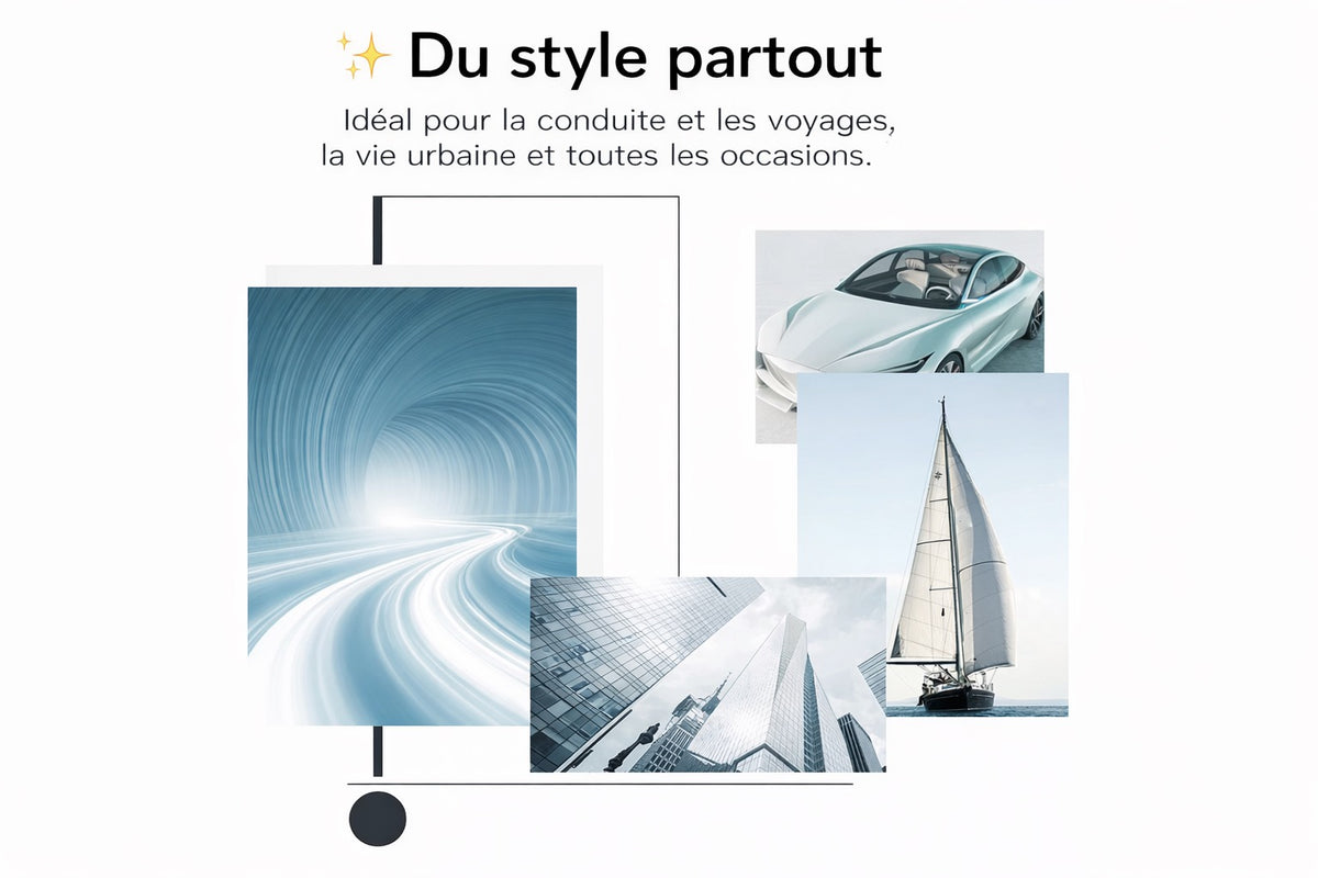 Lot de 3 paires de lunettes de soleil