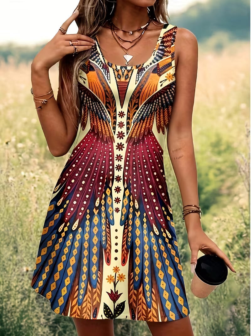 ROBE BOHÈME ARTISTIQUE – STYLE VINTAGE & ÉLÉGANCE ESTIVALE