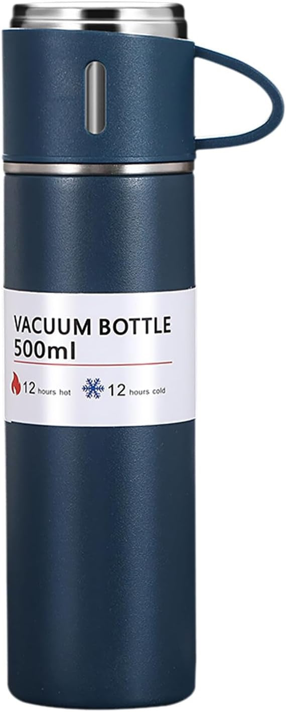 ☕ BOUTEILLE ISOTHERME PREMIUM 500 ML AVEC TASSE INTÉGRÉE