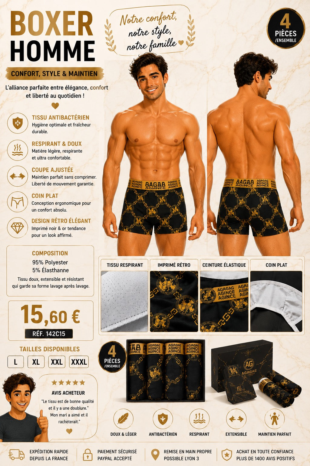 BOXER homme L