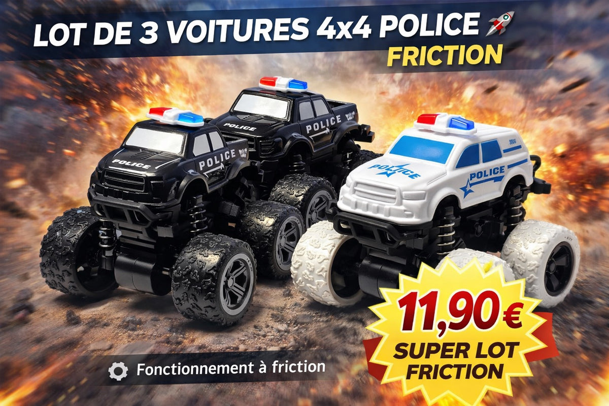 Lot de 3 tout terrain 4x4