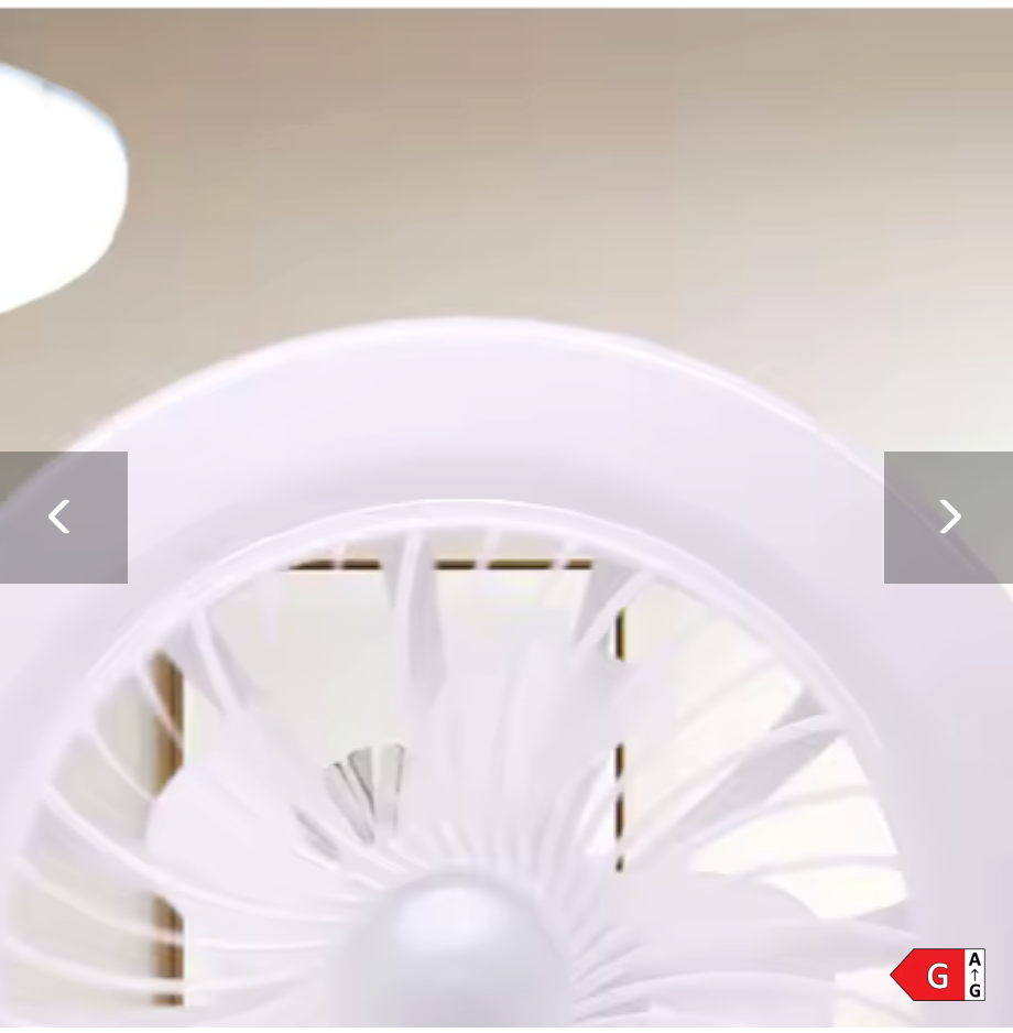 Ventilateur de plafond LED 2 en 1 avec télécommande