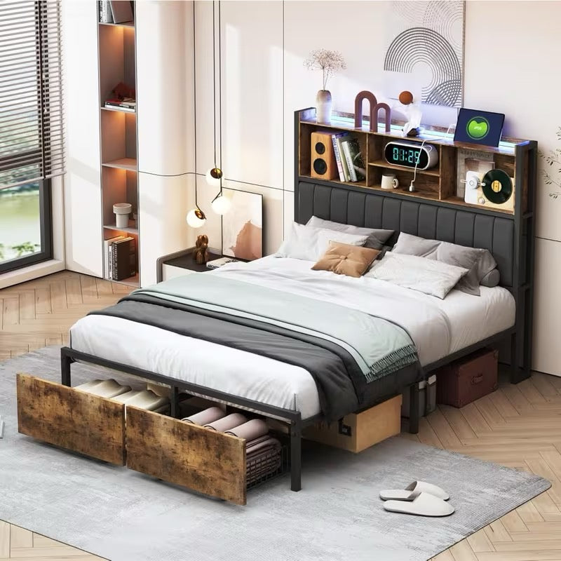 LIT COFFRE DESIGN LED + USB