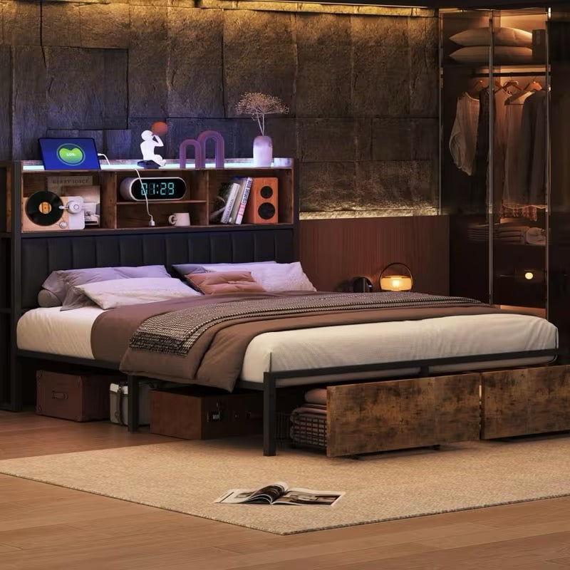 LIT COFFRE DESIGN LED + USB